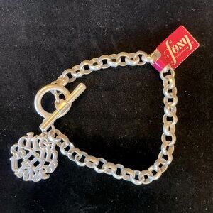 Foxy Silver Chain Bracelet